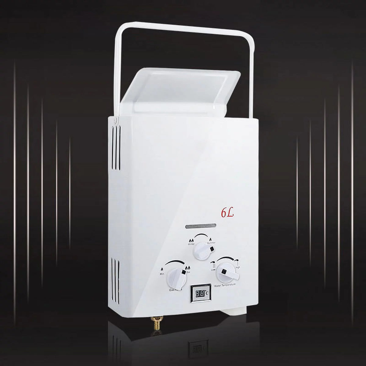 1.6 GPM 6L Portable Tankless LPG Water Heater R312163