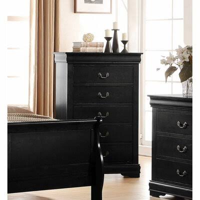 5 Drawer Black Chest G106450