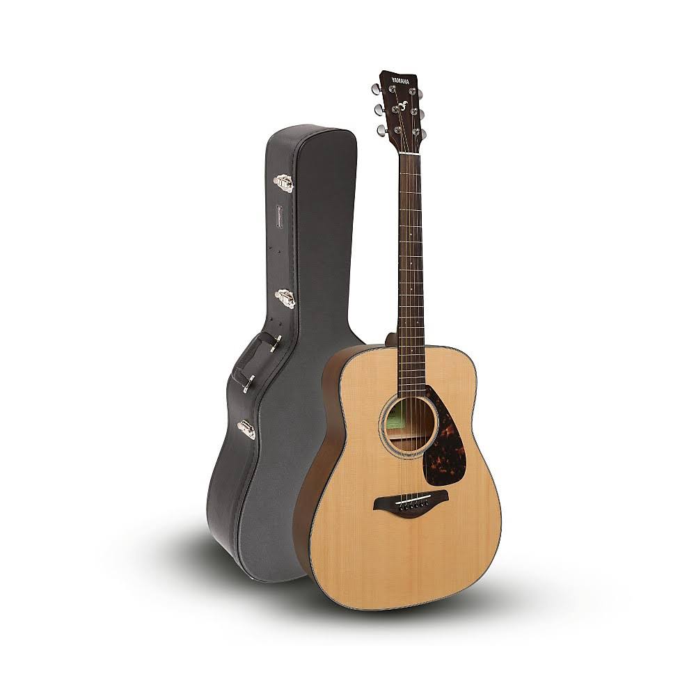 Folk Acoustic Guitar Natural with Case T99017
