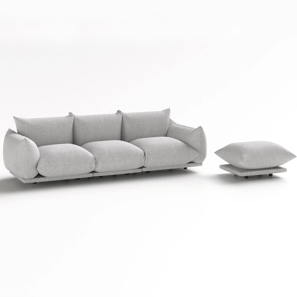 Gray L Shape Sectional Sofa W682