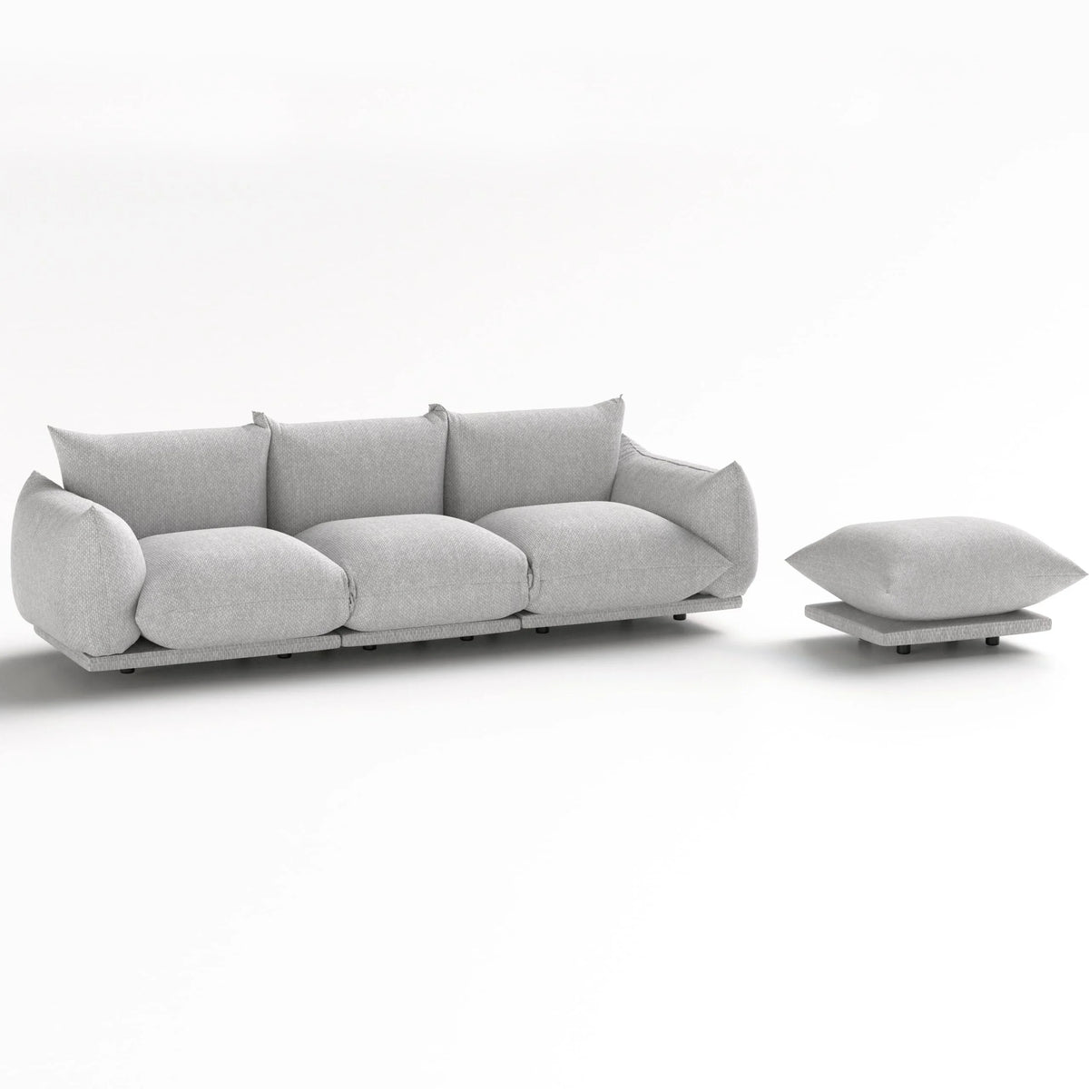 Gray L Shape Sectional Sofa W682