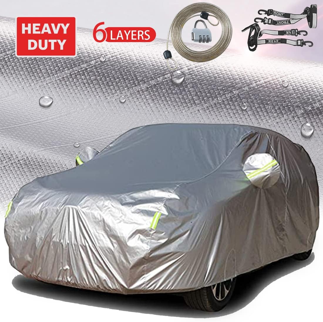 6 Layers SUV Car Cover Waterproof All Weather M16884