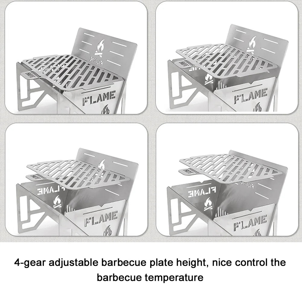 Portable Stainless Steel Camping Stove H115