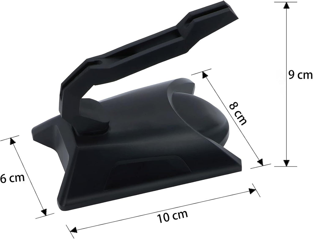 Black Mouse Bungee Cord Management Holder Pack of 2 L302695