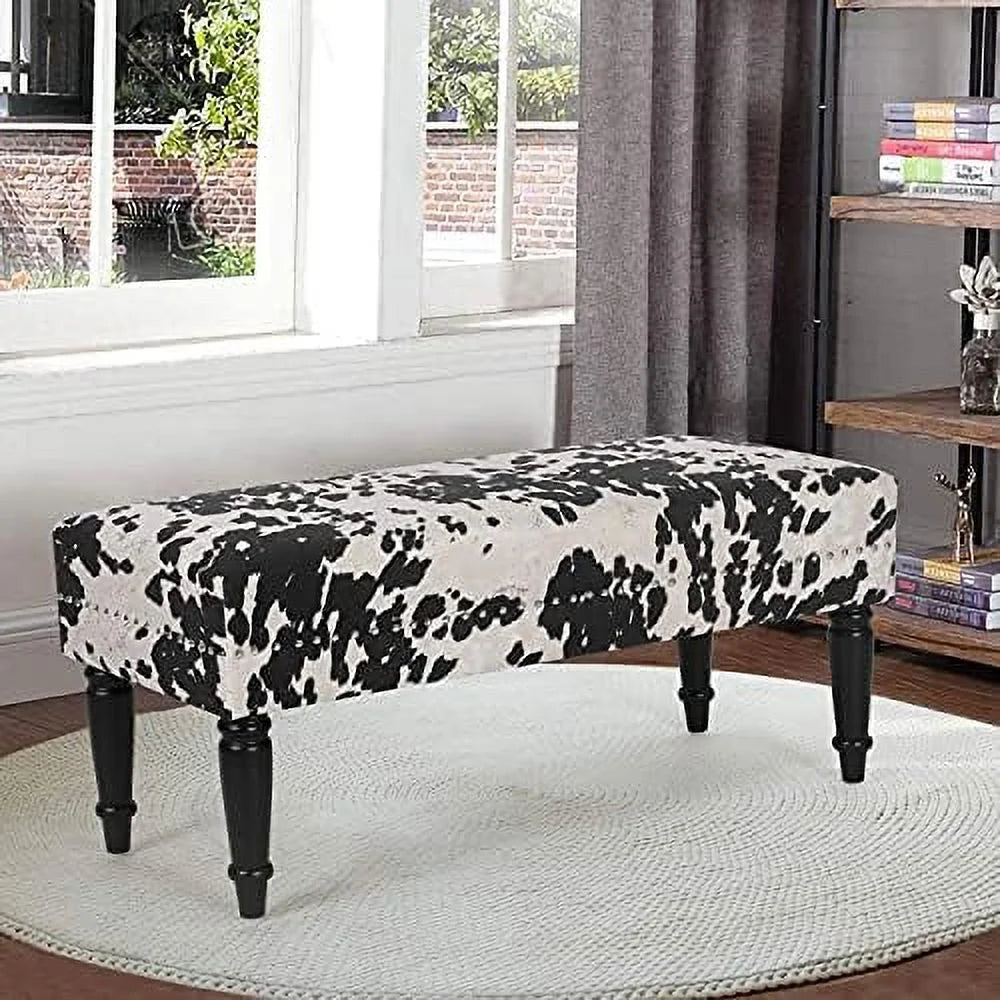 Upholstered Bench with Rivet J712210