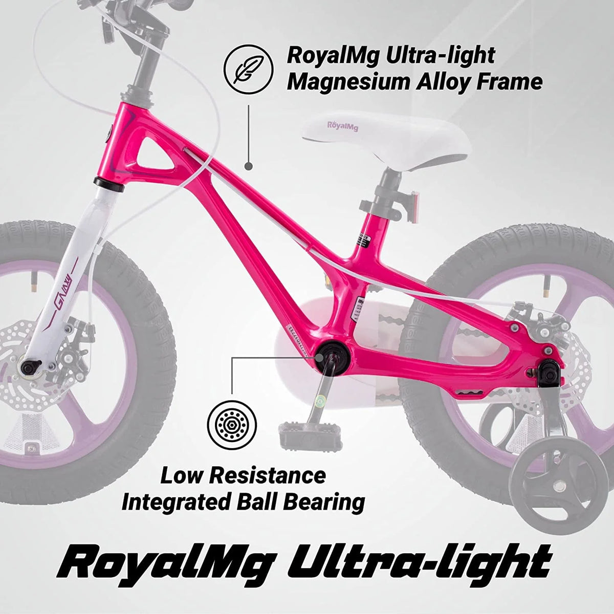 16 In. Kids Bike with Disc Brake and Training Wheel B620