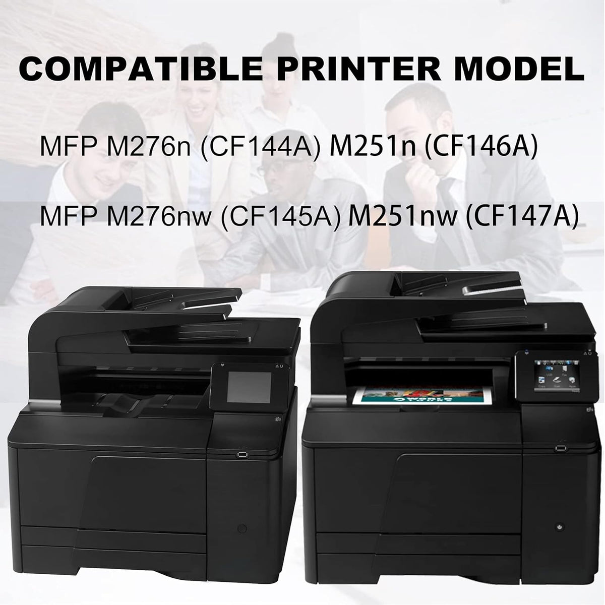 4 Pack Compatible Toner Cartridge for HP Printer U211