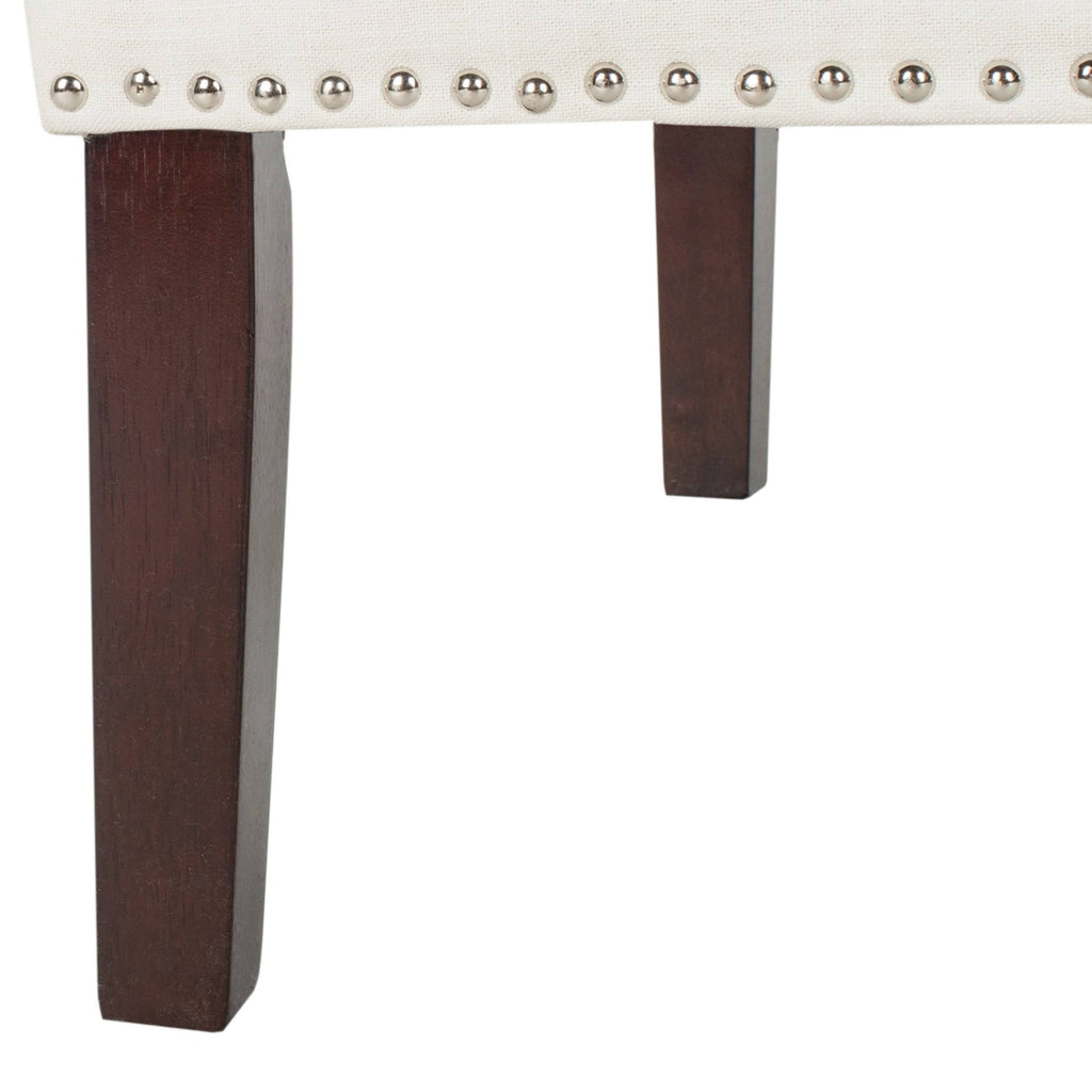 Light Beige Linen Settee U5220