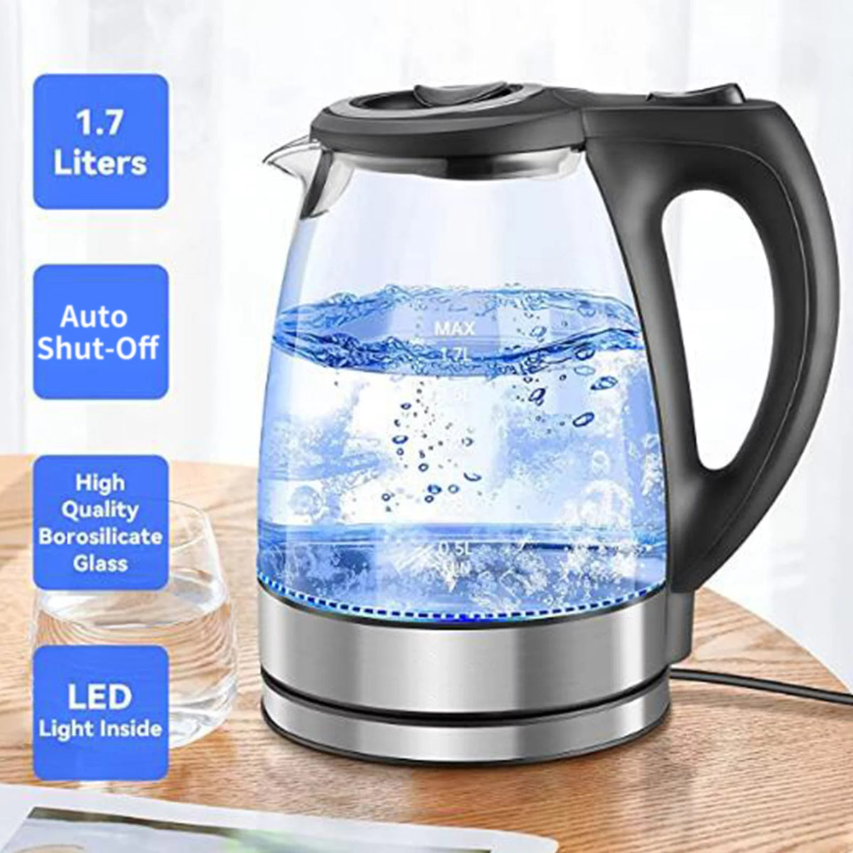 Glass Electric Kettle 1.7L N787038