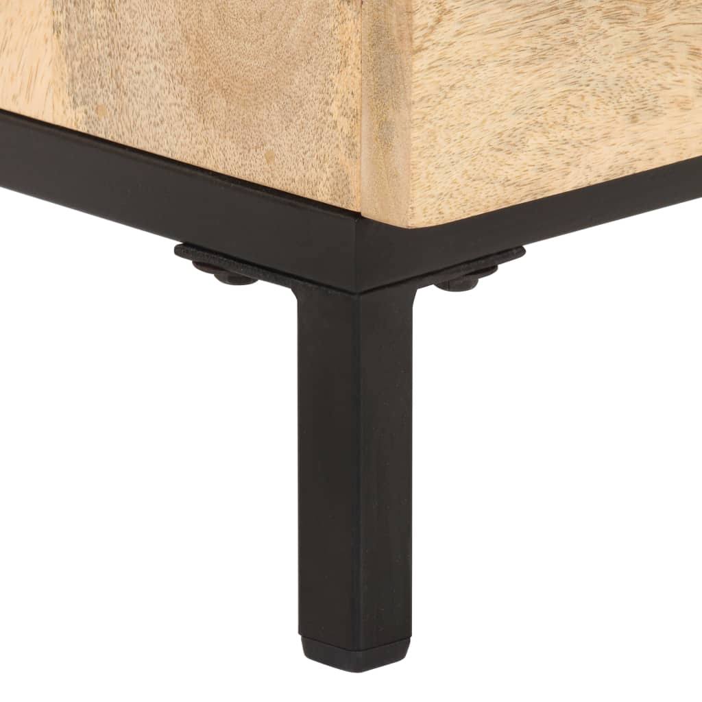 Solid Mango Wood Bedside Cabinet I7090
