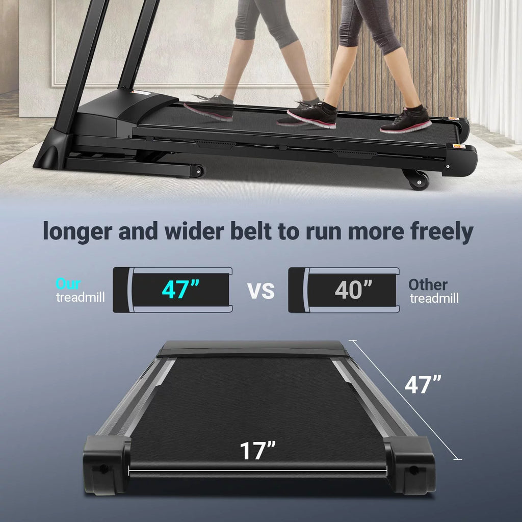 Auto Incline Treadmill with Bluetooth Speaker and LCD Display G239