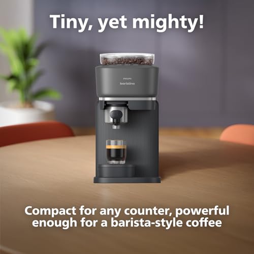 Black Espresso Machine with Milk Frother Bundle U335