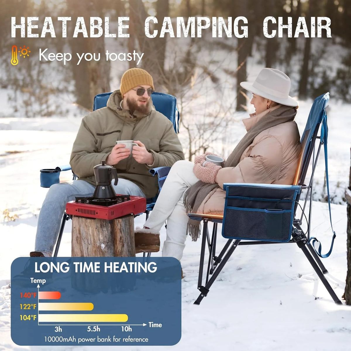 Folding Portable High Back Oversized Camping Chair V413