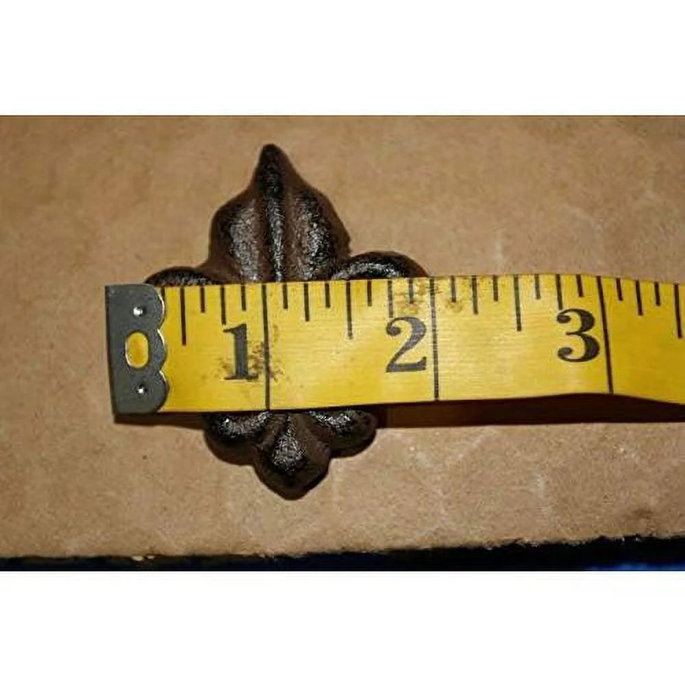 Cast Iron Fleur De Lis Cabinet Knobs, Pack Of 30, 2" M61587