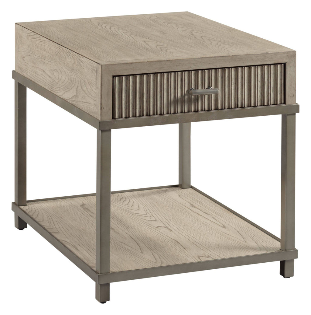 Aged Taupe End Table F46377