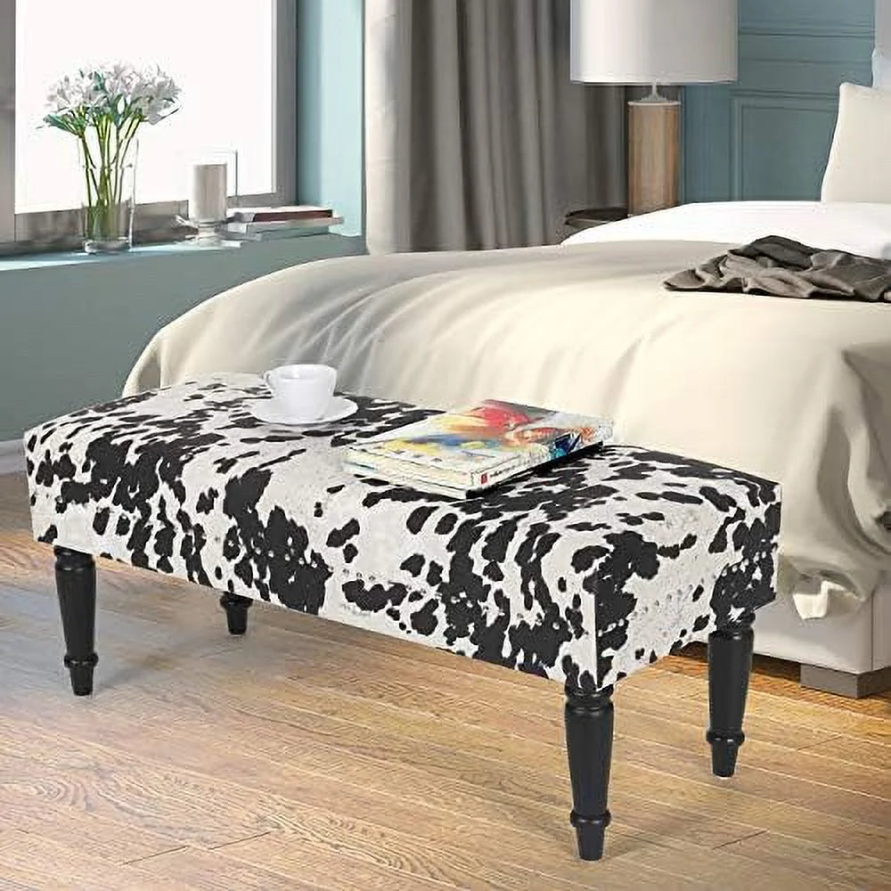 Upholstered Bench with Rivet J712210