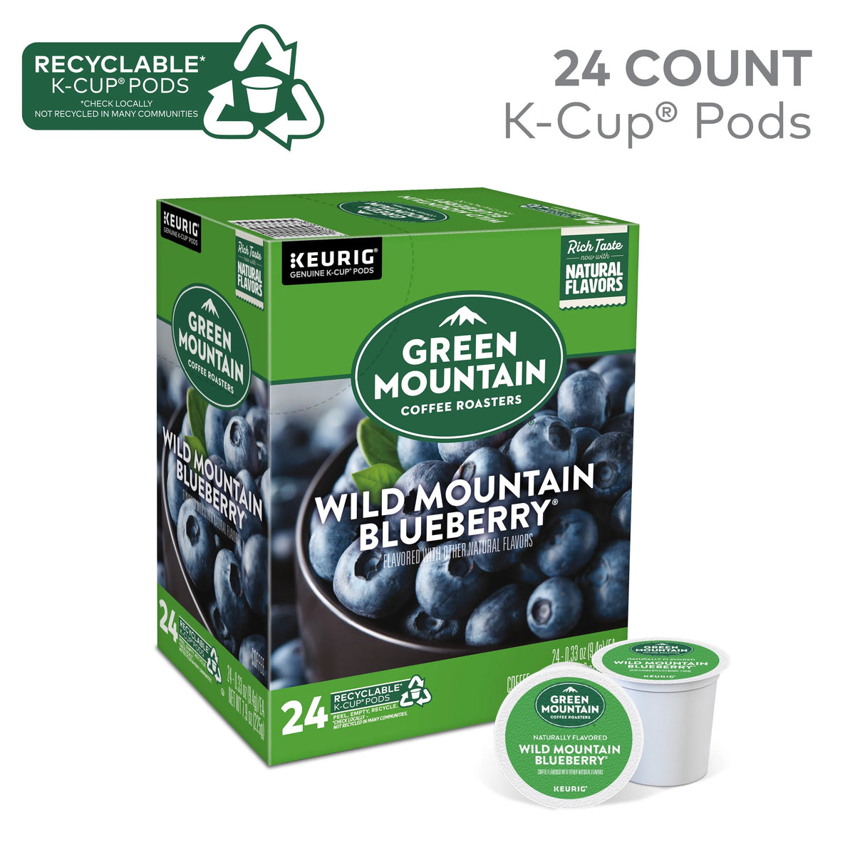 24 Count Light Roast Coffee Pods B6758