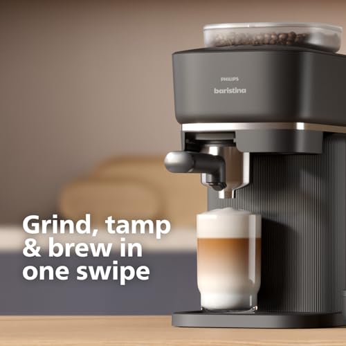 Black Espresso Machine with Milk Frother Bundle U335