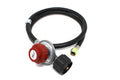 High Pressure Propane Regulator Hose 0-20 PSI Adjustable (4 FT) P116