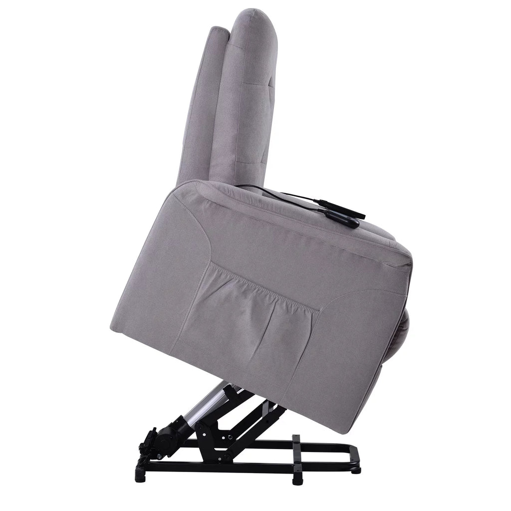 Power Lift Recliner Chair Light Gray C87010