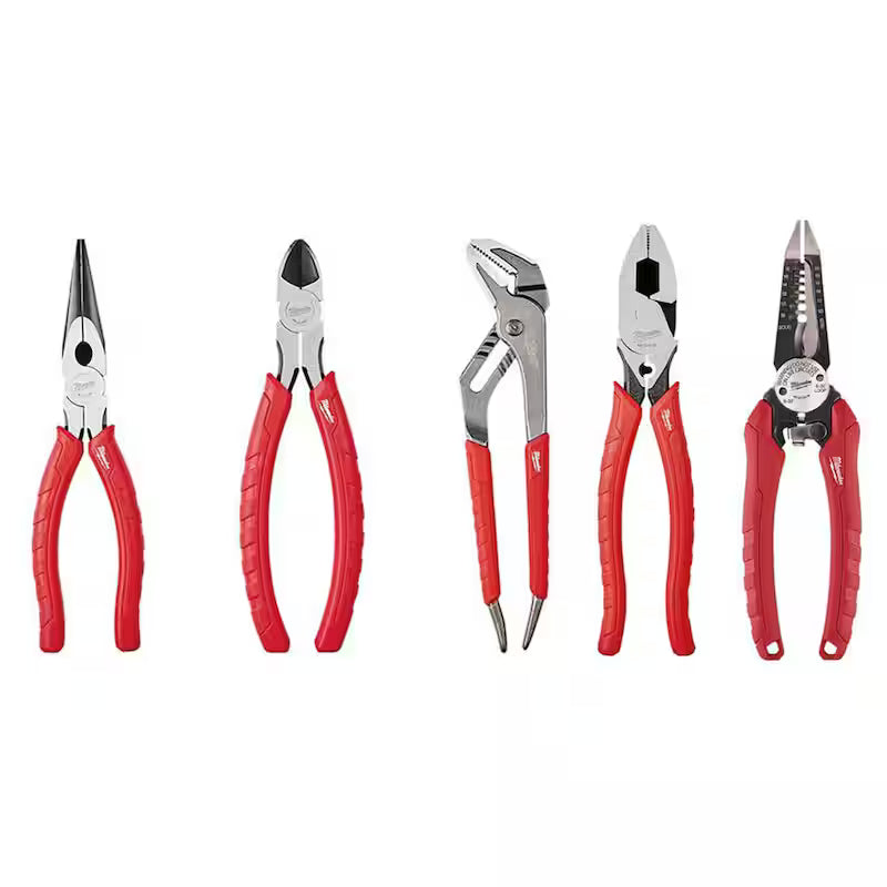 5-Piece Electrician's Pliers Hand Tool Set U57379