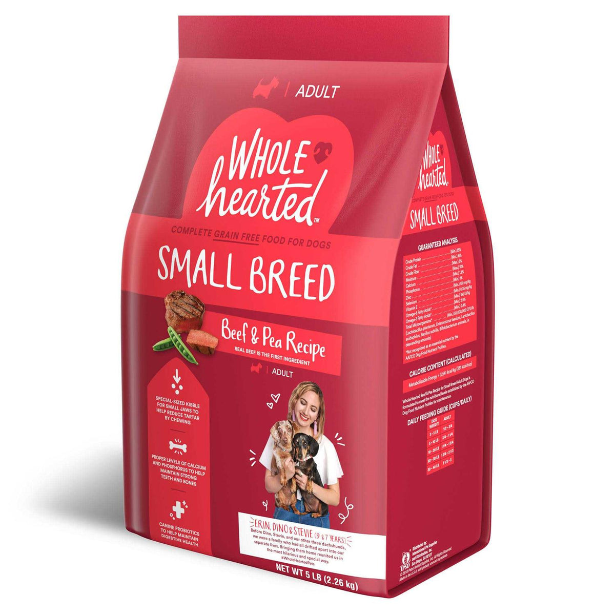 Grain Free Beef & Pea Recipe Small Breed Adult Dry Dog Food V848