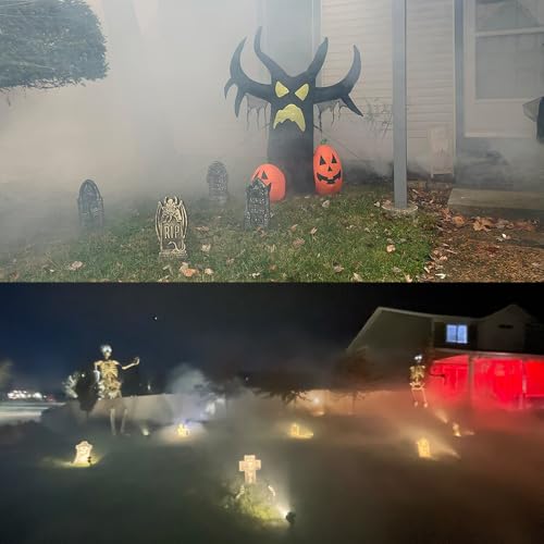 500W 2000CFM Fog Machine with 72 LED Lights and Wireless Remote Control J2729