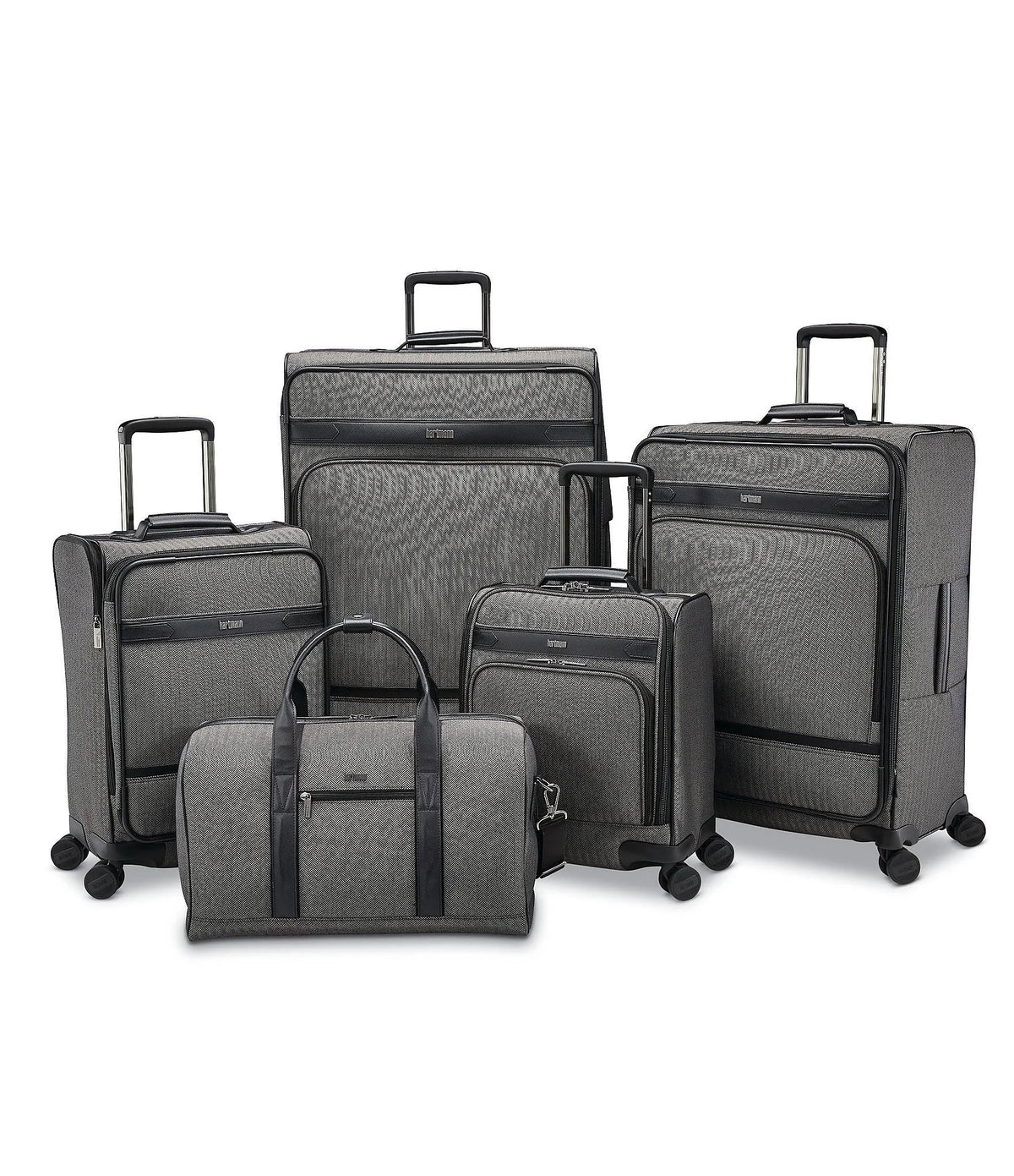 Terracotta Herringbone Carry On Expandable Spinner M17687
