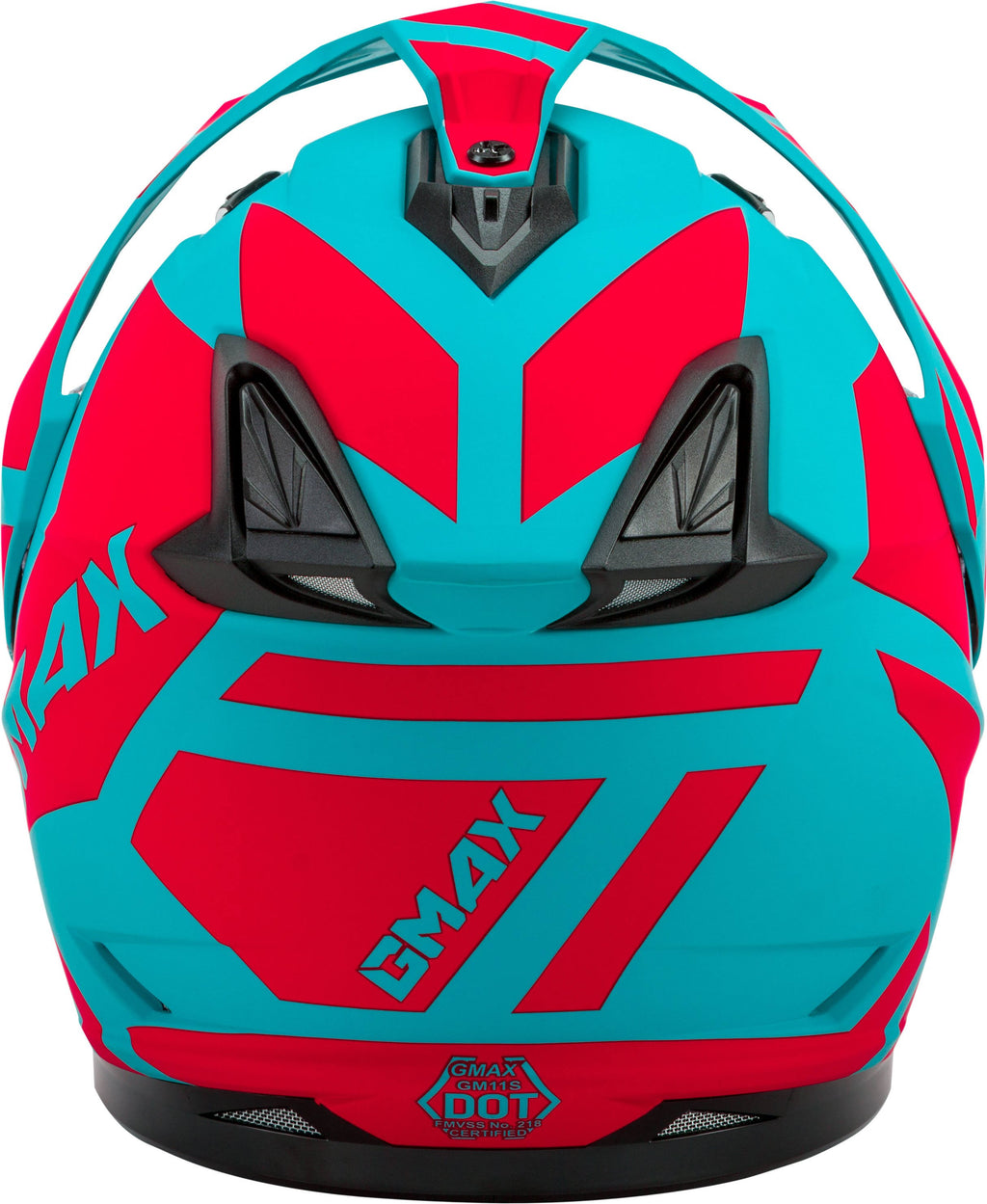 Matte TEAL/ORG Snow Helmet with Elec Shield L67563