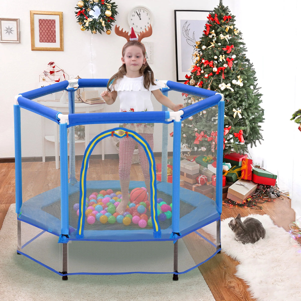 36'' Mini Foldable Trampoline with Handle B5921