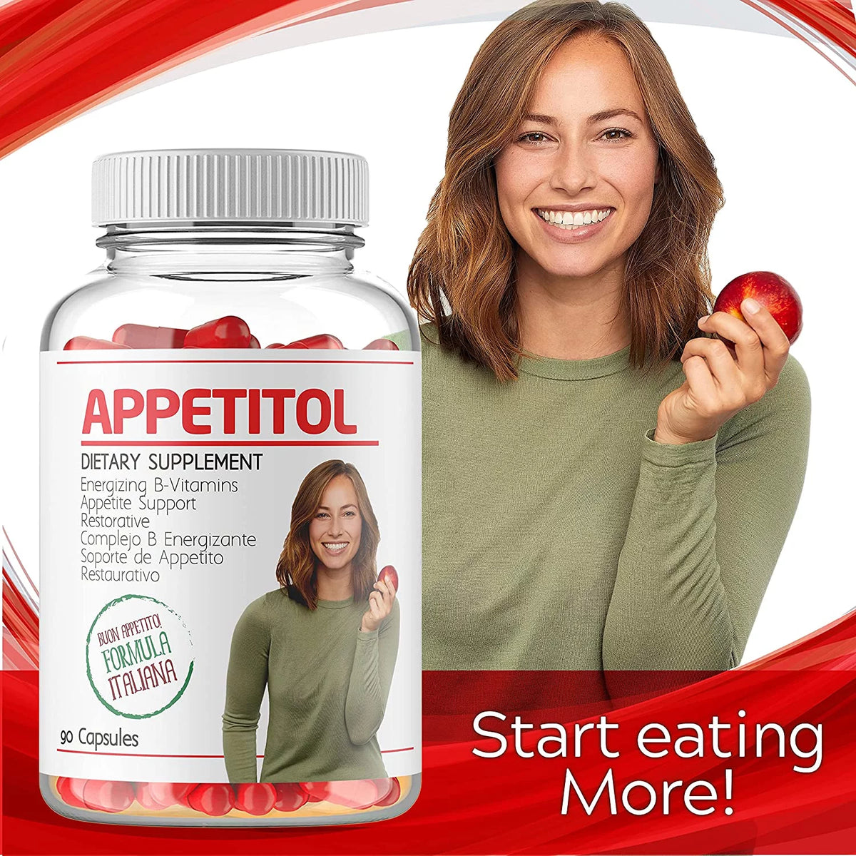 Natural Appetite and Weight Gain Capsules C992