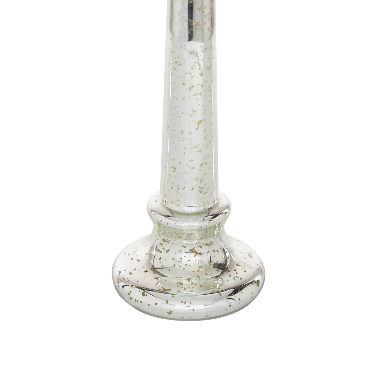 Silver Glass Candle Holder (Set of 3) Z105