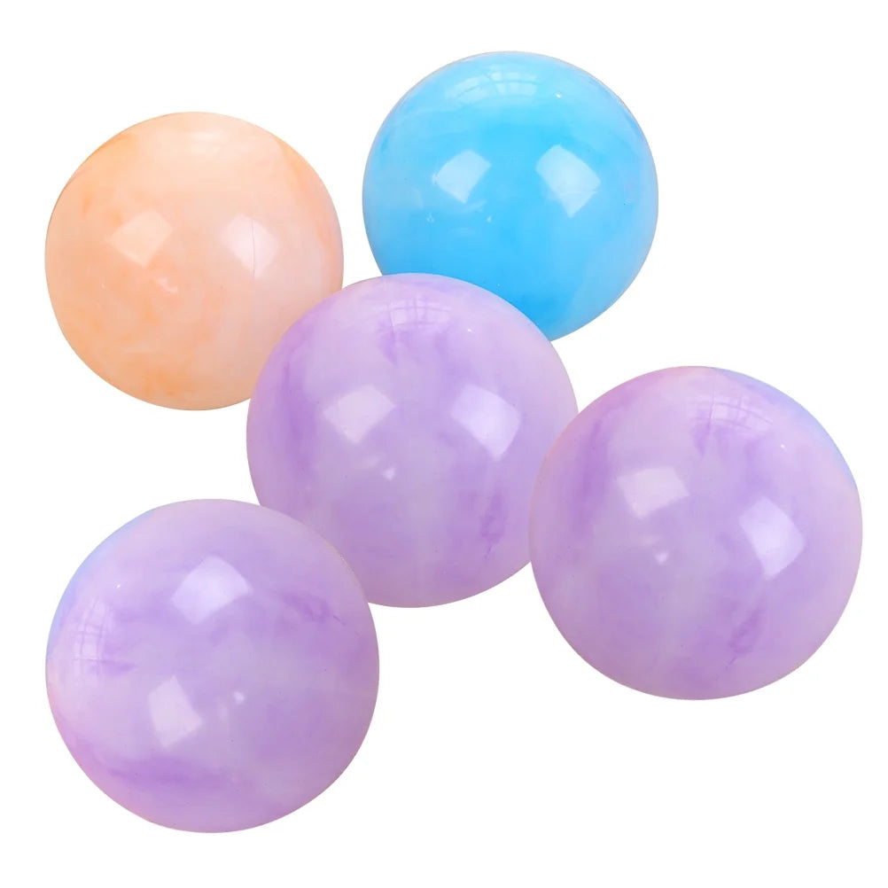5pcs Plastic Air Filled Bouncy Rubber Balls P800