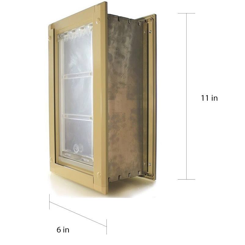 Single Flap Wall Mount Pet Door M54738
