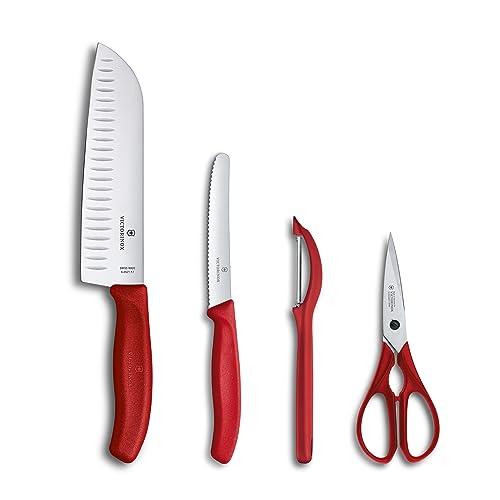 Red Set of 4 Knife Set S941936