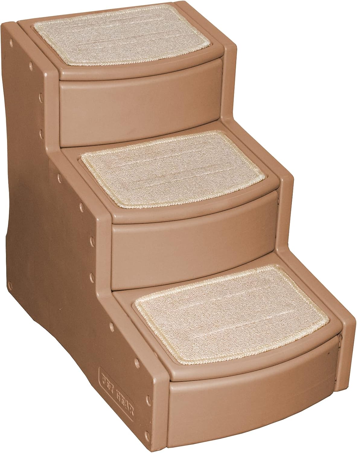 Pet Stairs, 3 Step, Removable Washable Carpet Treads, Pack of 2 J81305