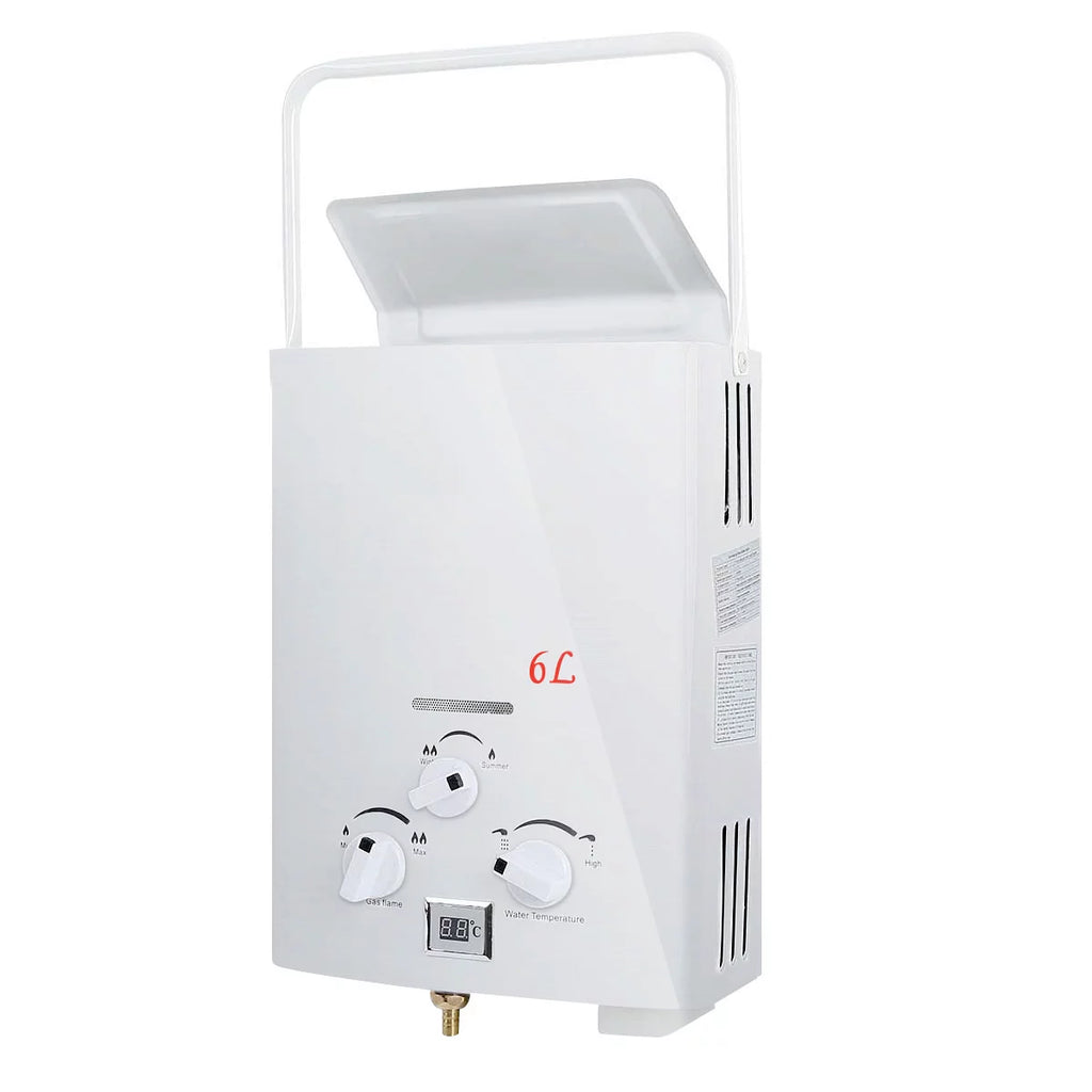 1.6 GPM 6L Portable Tankless LPG Water Heater R312163