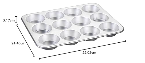 12 Cavity Muffin Pan with High-Domed Lid F4440