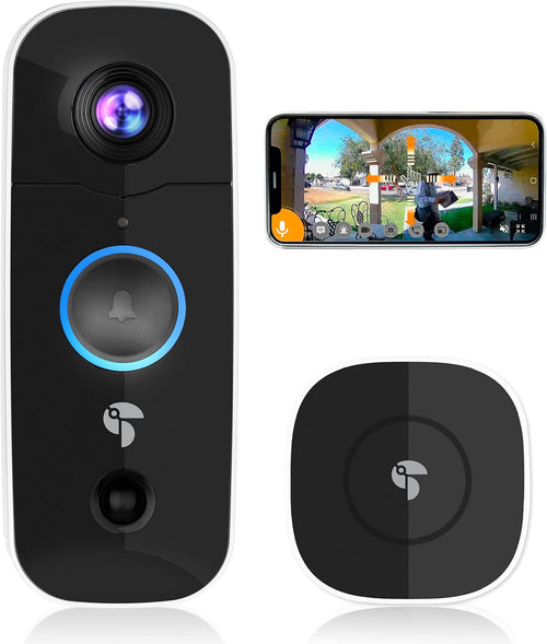1080P Wireless Video Doorbell with Wireless Chime F46747