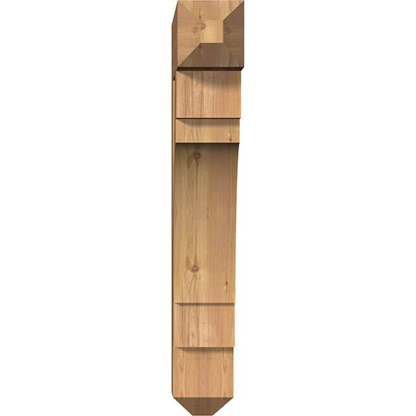 Western Red Cedar Craftsman Smooth Bracket P9532