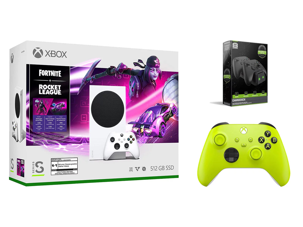 Xbox Series S Console with Extra Controller and Dual Charge Dock I90110