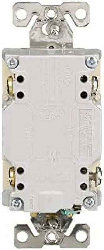 20 A Tamper and Weather Resistant Duplex GFCI Receptacle, Ivory F209344