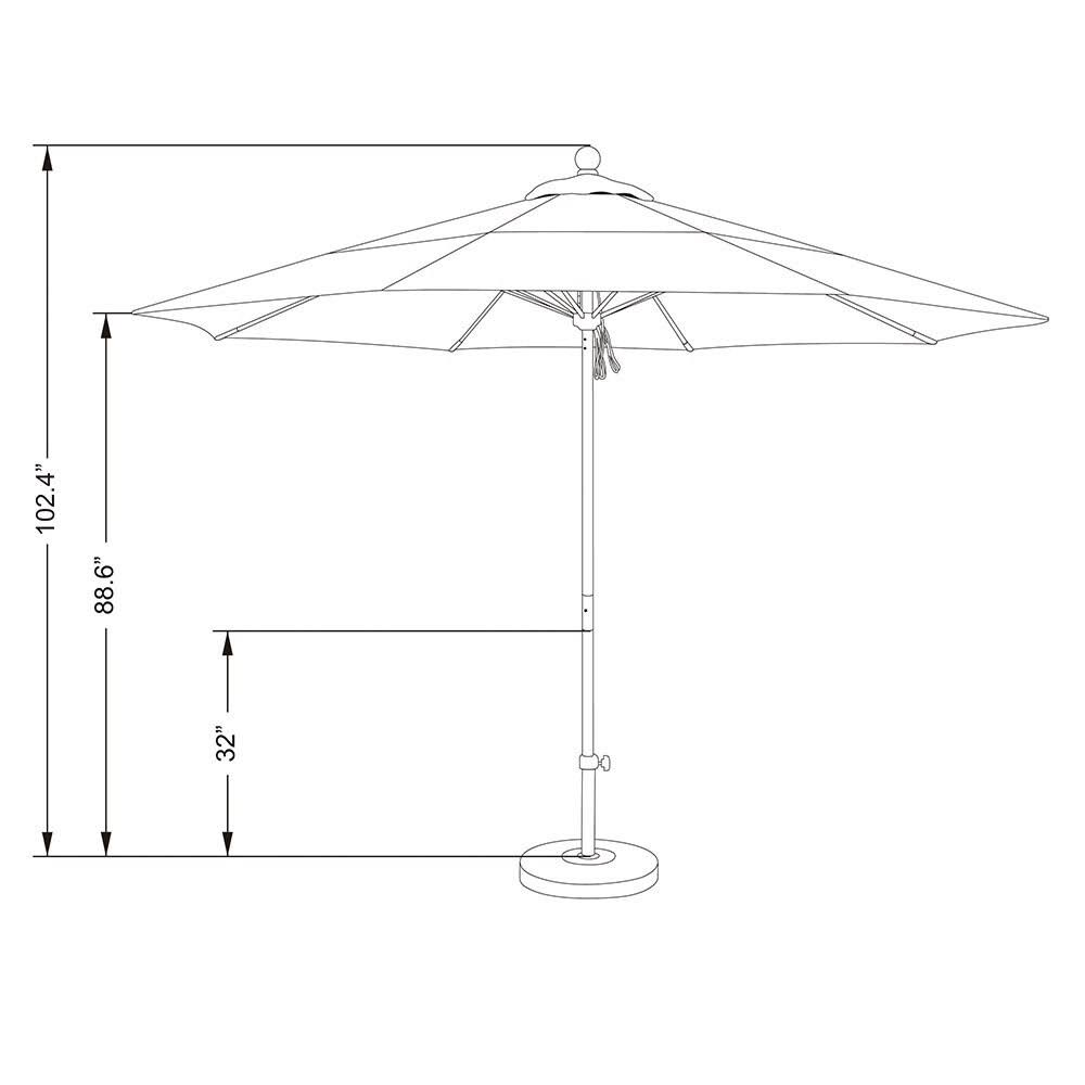 Beige Market Umbrella U808442