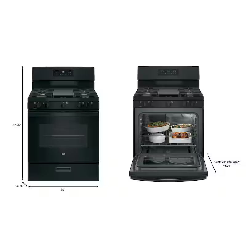 Freestanding Gas Range with Griddle K591638