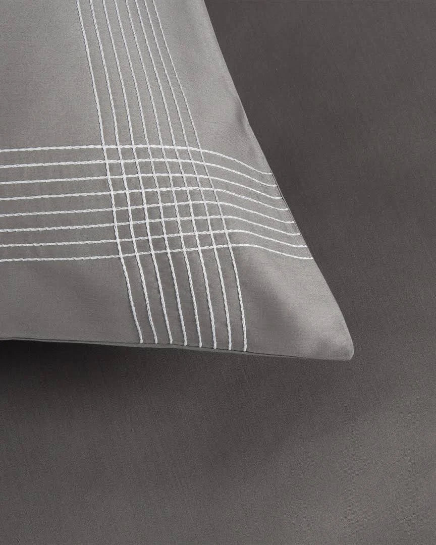 King Slate Gray Duvet Cover D214