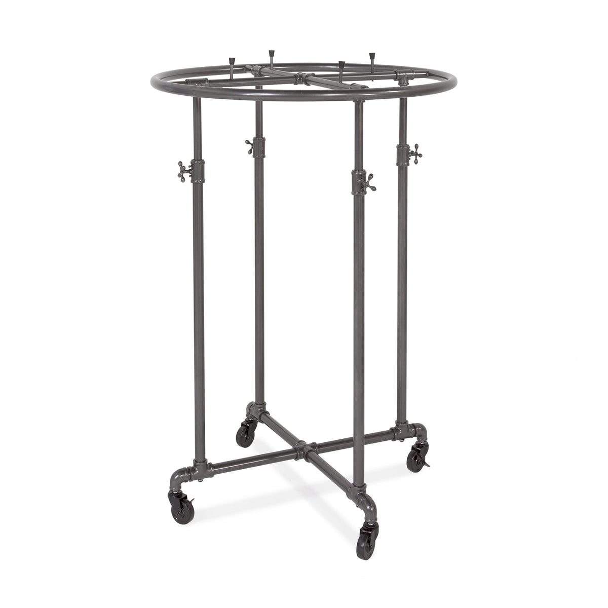 36" Round Garment Rack, Adjustable Height O45238