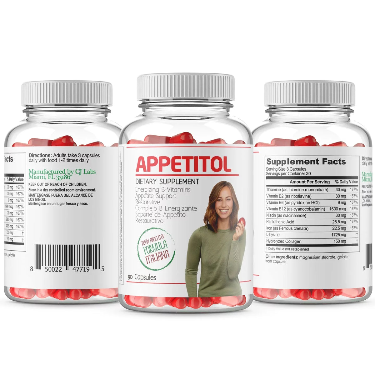 Natural Appetite and Weight Gain Capsules C992