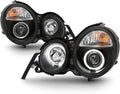 Chrome Projector LED Halo Ring Headlights S17775