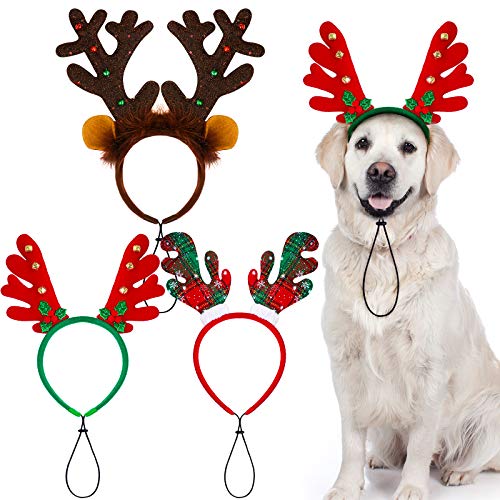 3 Pack Christmas Dog Headband C76267