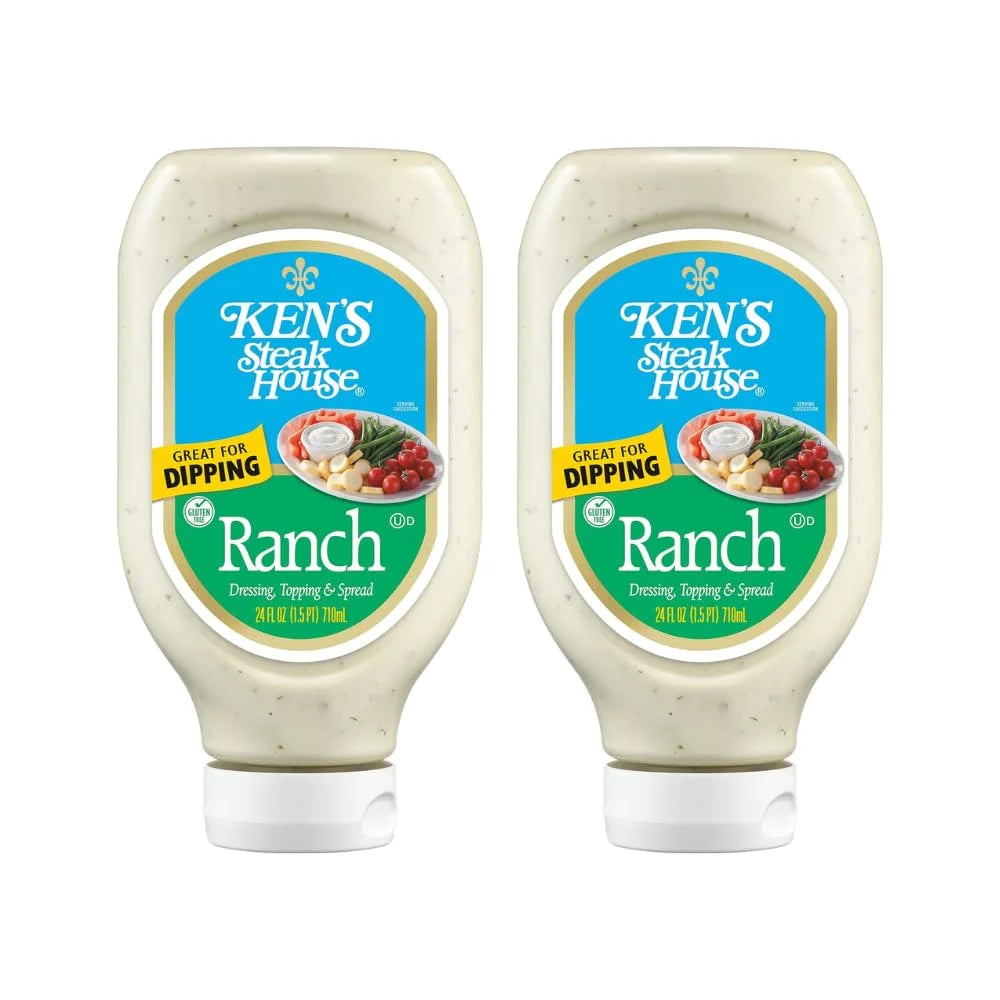 Ranch Dressing Topping & Spread 24 Fl Oz Pack Of 2 Gluten-Free Z537